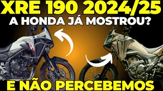 XRE 190 2025 a Honda já Mostrou e não foi percebido [upl. by Slyke]