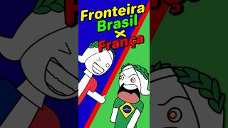 A maior fronteira da França frança brasil fronteira geografia [upl. by Schwerin]