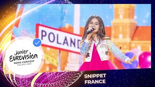 France 🇫🇷  Valentina  Jimagine  Snippet  Junior Eurovision 2020 [upl. by Cirdor562]