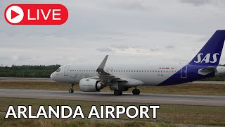 LIVE Stockholm Arlanda Airport Plane Spotting ESSAARN 03092024 arlandaairport arlanda [upl. by Loggins]