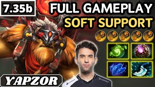 735b  Yapzor EARTHSHAKER Soft Support Gameplay  Dota 2 Full Match Gameplay [upl. by Adnohr695]