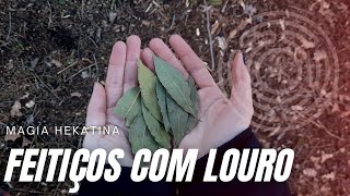 MAGIA HEKATINA com Folhas de LOURO 13 formas para conexão com Hekate banimento divinação e mais [upl. by Yhtomit]