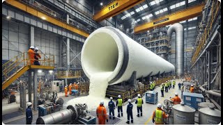 Gigantic PVC Pipe Making Process In A Mega Factory PVC ManufacturingProcess [upl. by Ecnarwal]