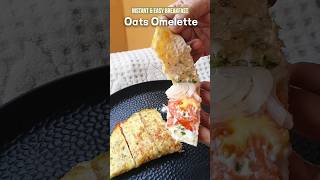 Cheesy amp Instant Oats Omelette😍😋🤩🤤 Easy amp Healthy Breakfast Recipe Omelette shortsfeed shorts [upl. by Lebna]