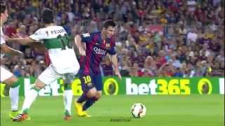 FC Barcelone 30 Elche CF 24082014 HD [upl. by Einnol]