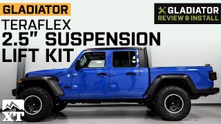 Jeep Gladiator JT Teraflex 250Inch Coil Spring and Suspension Lift Kit Review amp Install [upl. by Ainot]