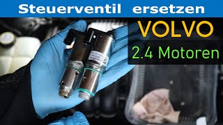 Volvo ECM640A  Probleme mit dem Nockenwellenversteller  Steuerventil ausbauen reinigen wechseln [upl. by Anneirda]