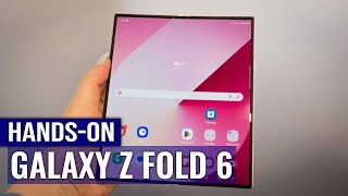 Samsung Galaxy Z Fold 6 Handson Review Impressive Foldable Phone with new AI powers [upl. by Yesnel]