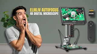 Elikliv Autofocus 4K Digital Microscope EM4KA Review [upl. by Sirrep236]