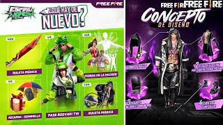 🤯AGENDA SEMANAL DE FREE FIRE PASE BOOYAH T15 TIENDA DE LA HACKER RULTA MAGICA KO y DÚO DINÁMICO [upl. by Delastre]