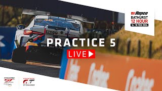 LIVE  Practice 5  Repco Bathurst 12 Hour  IGTC  Fanatec GT Australia [upl. by Mareld379]