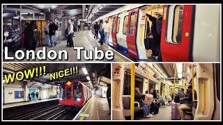 Eine schnelle fahrt mit der Tube durch Londons Untergrund [upl. by Assil]