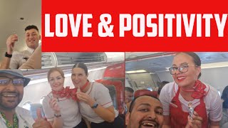 JET2 Flight to TFS  Spreading LOVE amp Positivity on the PLANE jet2holidays [upl. by Anigue]