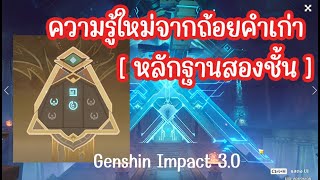 Genshin Impact  ความรู้ใหม่จากถ้อยคำเก่า  หลักฐานสองชั้น เควสโลก ปลดล็อคเสาเทเลพอตใต้ดิน [upl. by Rori]