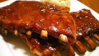 Oven Barbequed Spare Ribs  Baked Ribs  Panlasang Pinoy [upl. by Ronica406]