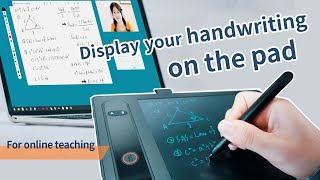 【2nd Model】RemoteGo LCD Writing Pad  Communicate effectively in virtual meetings amp online teaching [upl. by Maxine]