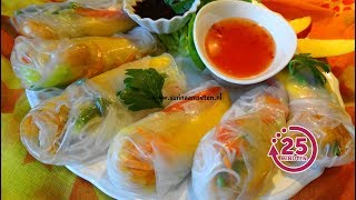 Springrolls Trafasie met garnalen [upl. by Peck868]