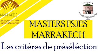 كيفاش نحسب Note de dossier du master FSJES Marrakech [upl. by Pegma738]