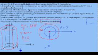 problema capacitador condensador cilíndrico parte 2 [upl. by Llehctim]