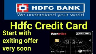 HDFC travel Credit Card  All Benefits amp Charges  Intermiles signature platinum Credit Card [upl. by Xylia]