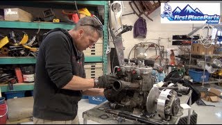 Skidoo REV mod sled build Episode 16 Exhaust manifold conversion PowerModz [upl. by Tremayne]