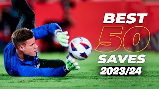 Best 50 Goalkeeper Saves 202324  HD 18 [upl. by Miculek]