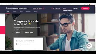 Como realizar cadastro e login  Fundação Bradesco [upl. by Pucida578]