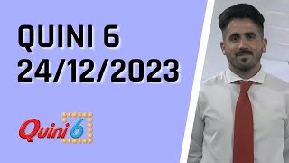 Quini 6 en vivo 24122023  Resultados del sorteo quini 6 del Domingo 24 de Diciembre del 2023 [upl. by Morry953]