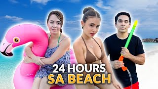 24 HOURS BEACH CHALLENGE  IVANA ALAWI [upl. by Lechar295]