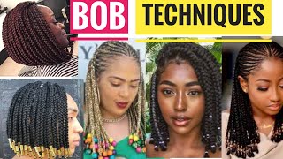 Bob braids hairstyles and their techniques [upl. by Adnahc291]