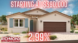 Affordable New Homes Arizona Living Richmond Homes  Maricopa Arizona  Seasons at the Lakes [upl. by Sloan548]