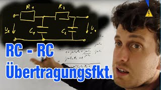 Übertragungsfunktion RC RC Glied 2 Ordnung [upl. by Nealy]