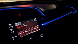 Honda Civic LED Interior Ambient Lighting [upl. by Bartley]