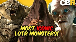 10 Most ICONIC Lord Of The Rings Monsters Ranked [upl. by Bogusz]