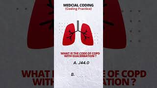 COPD with acute exacerbation icd10medical codingcoder youtubeshorts shorts reels icdcode icd [upl. by Limemann315]