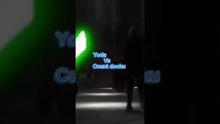 Yoda vs count dooku starwars edit yoda lightsaber [upl. by Erodoeht951]