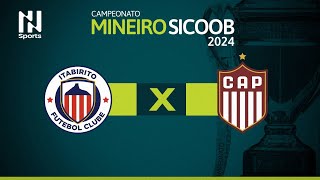 Campeonato Mineiro 2024 Itabirito x Patrocinense  7ª Rodada [upl. by Ecad]