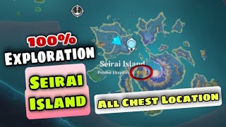 100 Exploration Seirai Island  Genshin Impact [upl. by Ardeha]