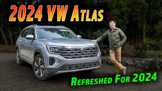 The 2024 Volkswagen Atlas Is Still The Family Friendliest 3Row SUV In America [upl. by Abbye]