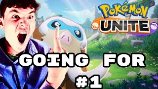 Grinding to be the Best Mamoswine in Pokemon Unite Beelama Boy Daily Live Stream [upl. by Nashbar896]