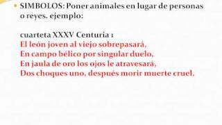 Nostradamus Como hacer una profecia [upl. by Kurtis]