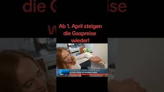 Gaspreise steigen ab April wieder in Deutschland an  politik youtube video viral shorts [upl. by Desimone]