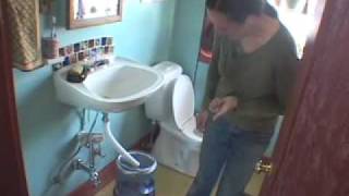 Greywater 101 how to replumb your bathroom [upl. by Llevert116]