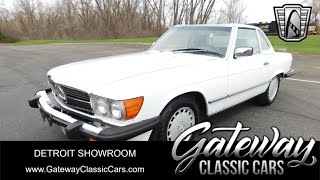 1988 Mercedes Benz 560SL Gateway Classic Cars Detroit 2105 DET [upl. by Christiano]