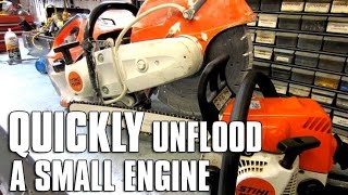 HOWTO Quickly Unflood An Engine [upl. by Anoyk]