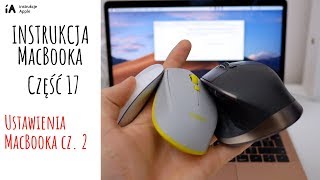 📚💻instrukcja MacBooka 17  Ustawienia cz 2  Dyktowanie klawiatura gładzik i konta internetowe [upl. by Thordis791]