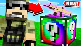 1v1 CAPTURE THE FLAG or DIE Battlefield V Lucky Blocks in Minecraft [upl. by Tirza]