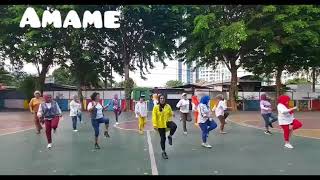 Amame Line Dance Demo Mendal [upl. by Cass147]