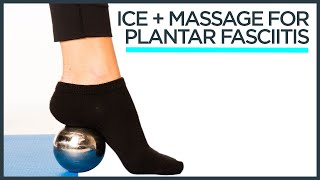 Recoup How To Use The Recoup Cryosphere Ice Massage Roller For Planter Fasciitis Foot Pain Relief [upl. by Eyatnod]