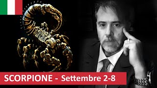 🇮🇹 SCORPIONE  Lettura da favola una volta che superate il blocco Oroscopo Tarocchi Settembre 28 💖 [upl. by Halludba]